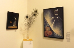 Windswept vase  and WestJet Magic Plane